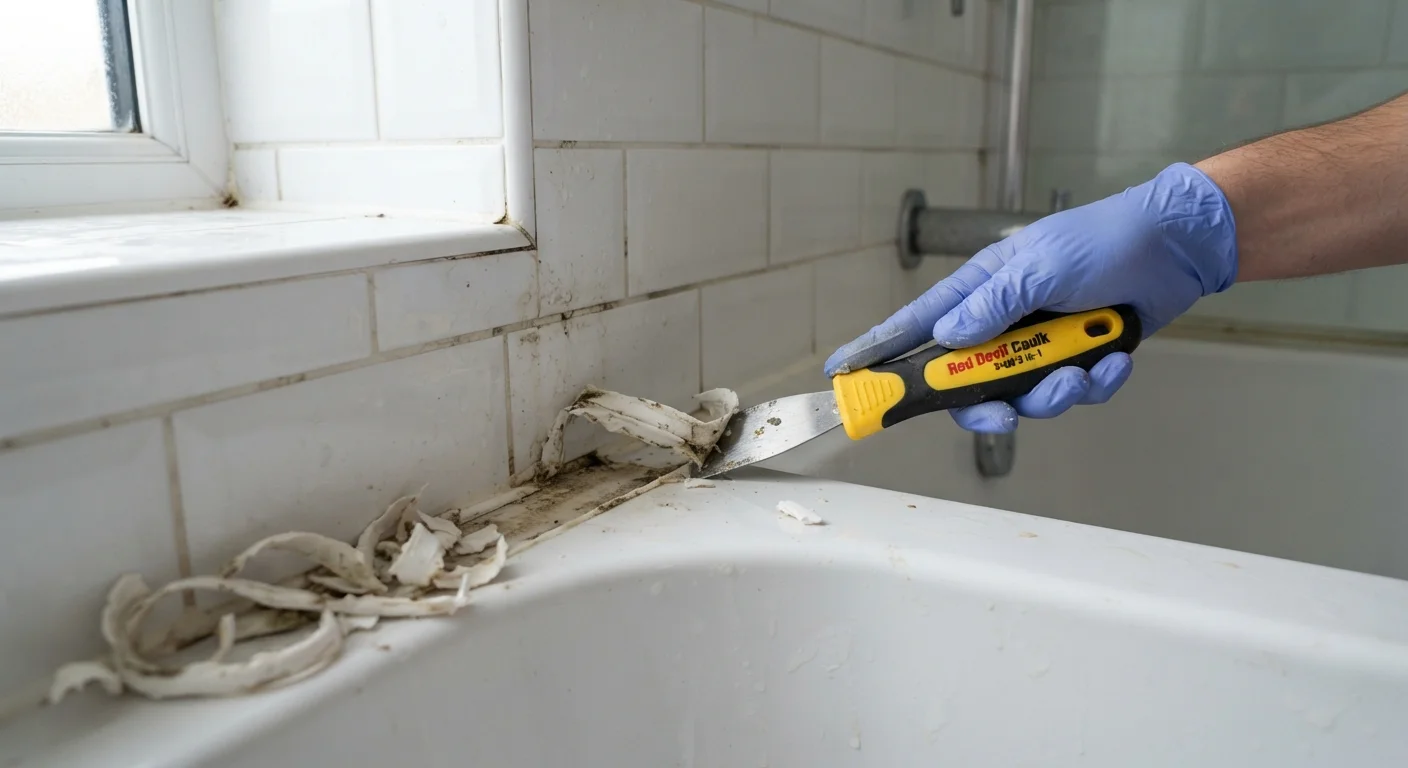 Everything Involved in Re-Caulking a Bathtub (It's More Than You Think)