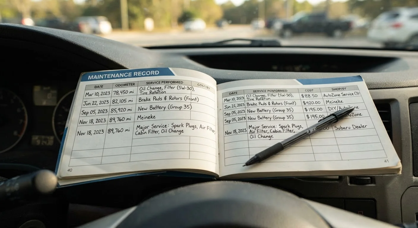 The Case for Keeping a Vehicle Maintenance Log